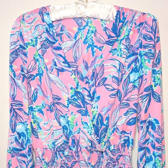 Lilly Pulitzer Cristiana Stretch Dress in Lilac Rose - Picture 6 of 14